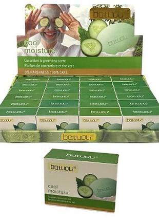 Крем-мило batuoli cool moisture з огірком і зеленим чаєм, 100г