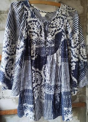 Легка блузка, вільного сілуєту          100% cotton