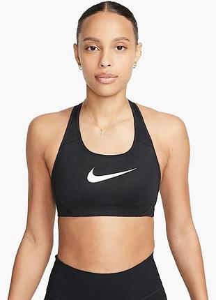 Топ женский nike high compression bra black