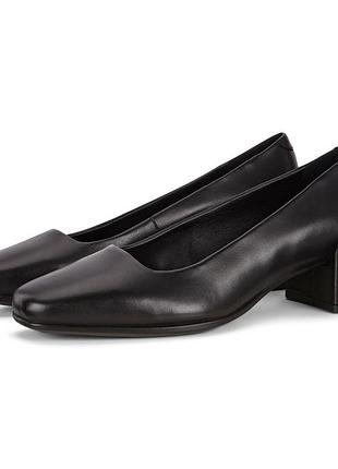 Женские кожаные туфли ecco shape 35 squared, 39 размер
