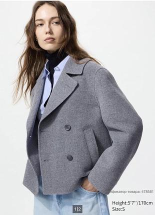 Пальто осіннє коротке розмір xl ,uniqlo