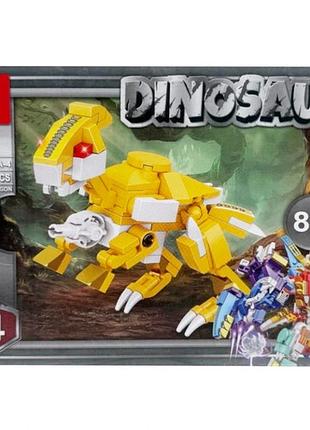 Дитячий конструктор "dinosaur" 88082a-4, 87 деталей
