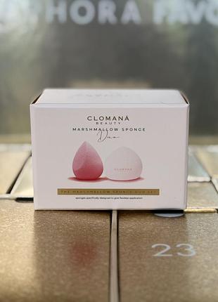 Спонжі для макіяжу clomaná beauty — marshmallow sponge duo