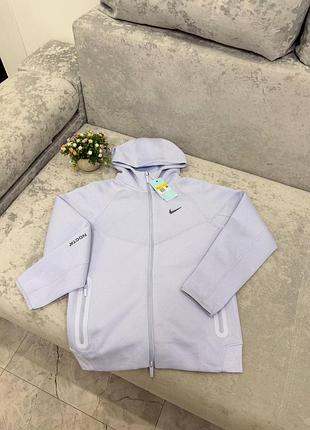 Зіпка / кофта nike nocta | 100% бавовна | фіолетова | s–xl