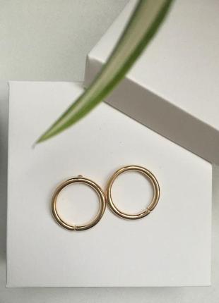 Колекція сережок гвоздиків - кільця