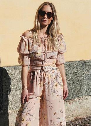 Шифоновий костюм h&m