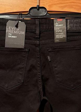 Оригінальні джинси levi's 711 premium skinny, розмір s-m, w28/l30