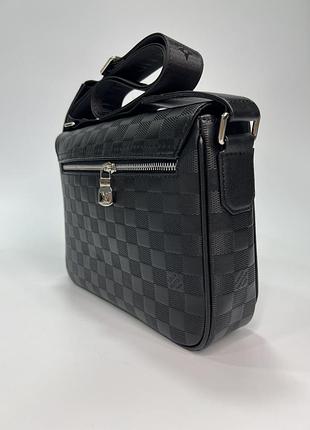 Мужская сумка мессенджер district pm damier infini 4