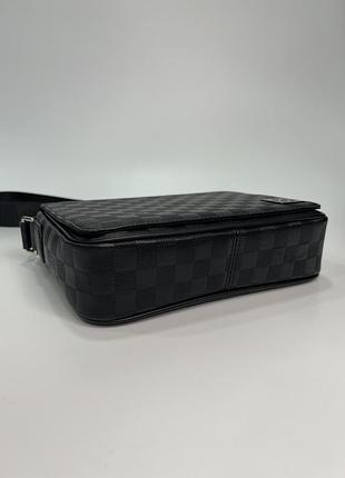 Мужская сумка мессенджер district pm damier infini 5