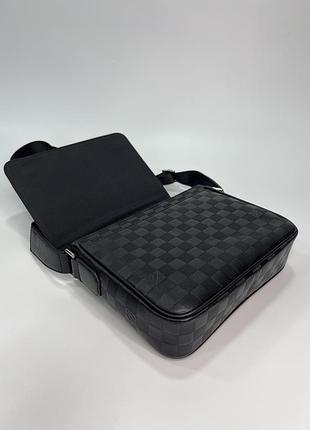 Мужская сумка мессенджер district pm damier infini 6