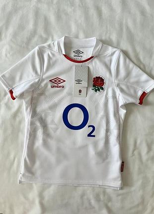 Футболка спортивна umbro england rugby умбро регбі англія 128-134 см 8-9 років