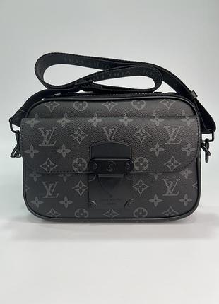 Мужская сумка мессенджер s lock monogram eclipse 2