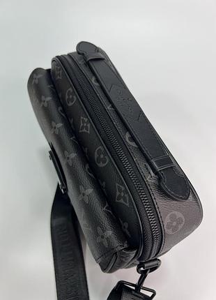 Мужская сумка мессенджер s lock monogram eclipse 8