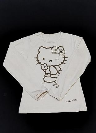 Лонгслив hello kitty на девочку 116р 8029 т