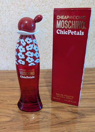 Оригінальнй парфуми moschino cheap & chic chic petals, еdt 100 мл