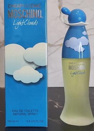 Moschino light cloud 100 мл оригінал туалетна жіноча вода