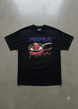 Чорна футболка primus – frizzle fry (band merch)