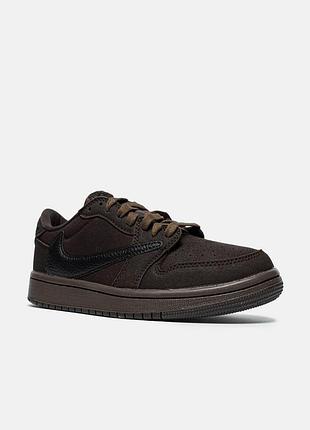 Кросівки жіночі nike travis scott velvet brown and dark mocha