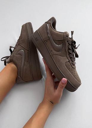 Кросівки жіночі nike air force mink brown