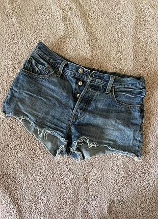 Короткі джинсові шорти levi’s