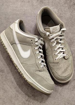 Кроссовки nike dunk low в цвете pale grey, размер 42,5 - 43