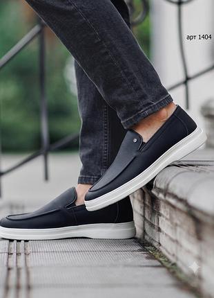 Лофери 41-45 loafers gresso black white