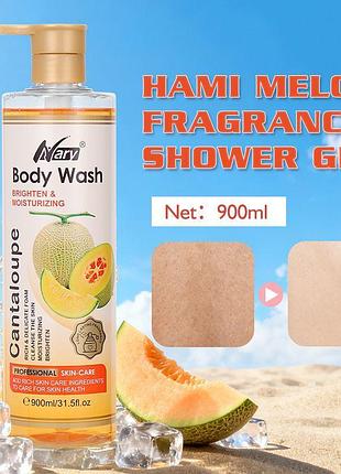 Гель для душа с экстрактом дыни nary body wash cantaloupe, 900 мл