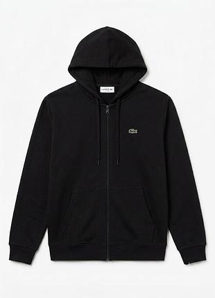 Зип-худи lacoste черного цвета