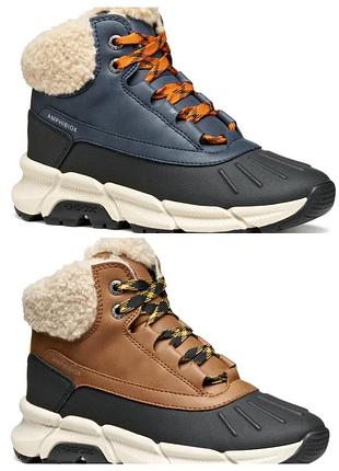 Дитячі зимові черевики geox flexyper 35р з мембраною