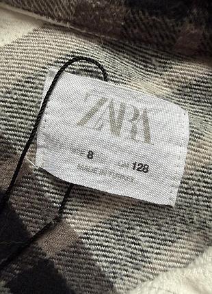 Рубашка сорочка детская теплая zara 3