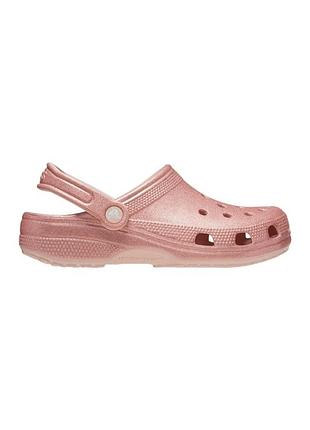 Крокси crocs classic glitter clog qugl 205942-6wv
