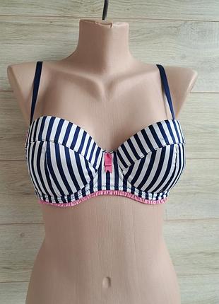 Бюстгалтер ann summers 80b в морском стиле бюстик в полоску