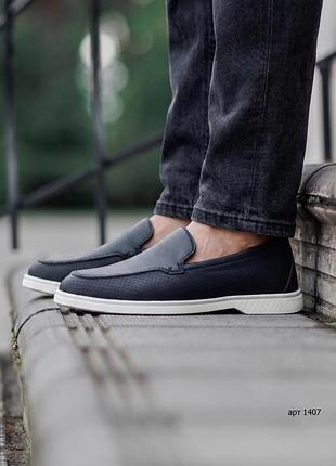 Лофери 41-45 stilli loafers black white