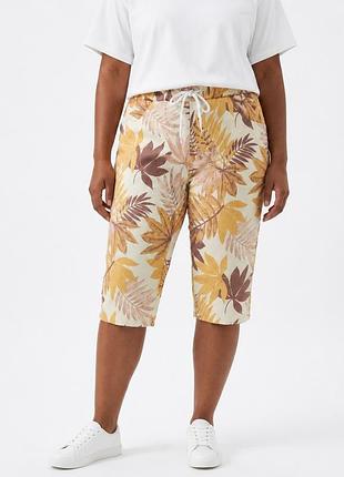 Удобные вискозные женские бриджи, шорты / бэнгалин, супер стрейч