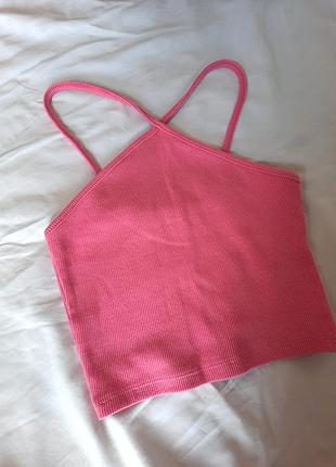 Топ розовый zara размер m