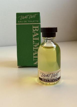 🌿 balmain vent vert eau de toilette — вінтажна мініатюра 7 мл ☝️ відправка здійснюється після повної оплати на карту.