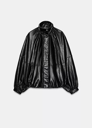 Куртка кожанка бомбер курточка zara зара