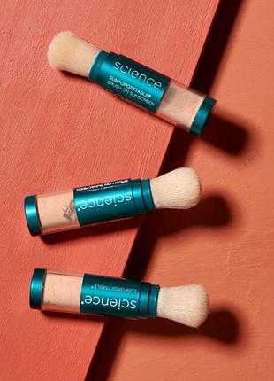Сонцезахисна пудра з пензлем colorescience sunforgettable total protection brush-on shield spf 50 medium 6 g