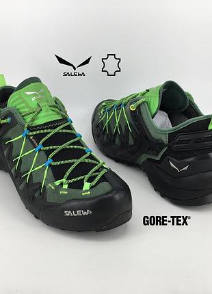 Мужские треккинговые кроссовки salewa ms wildfire edge gtx 45 оригинал в оригинальной коробке