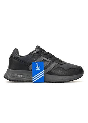 Adidas retropy dark grey black 6