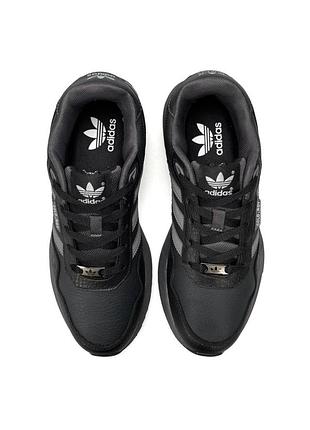 Adidas retropy dark grey black 4