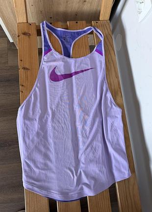 Жіноча спортивна майка s nike dri fit майка для спорту фіолетова майка