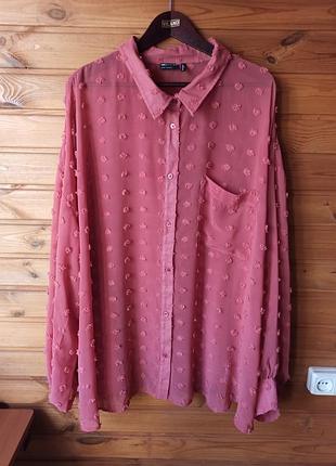 Шифонова сорочка оверсайз р.30