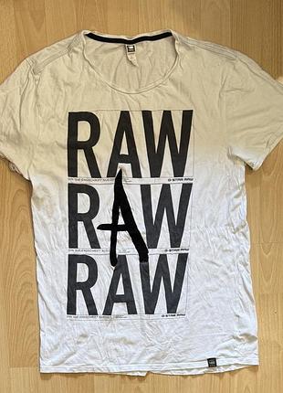 Футболка raw біла
