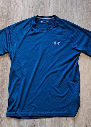 Футболка "under armour heatgear" синя