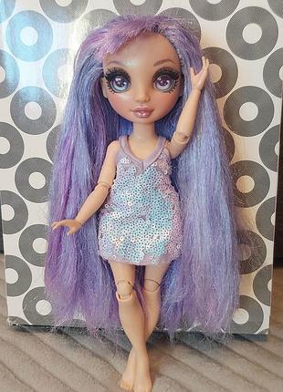Лялька rainbow high рейнбоу хай віолетта фіолетова violet willow purple fashion doll.