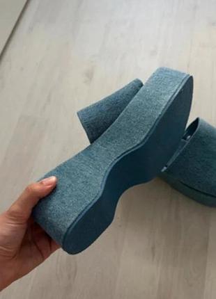 Мюлі на платформі pull&bear