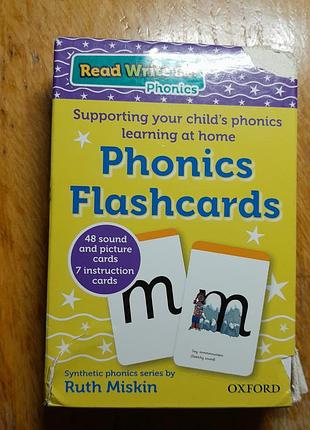Карток read write inc. phonics flashcards, створений рут міскін для навчання дітей читання за звуковим методом