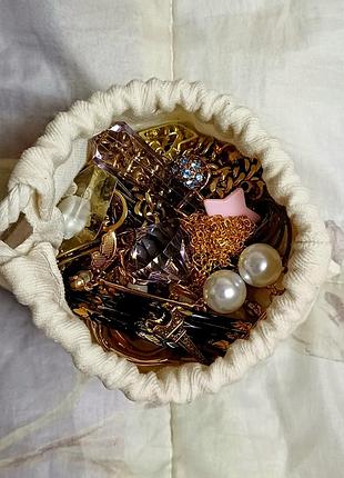 Mystery gold jewelry bag таинственный мешочек украшений