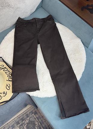 Джинси шоколад коричневі asos petite жіночі л